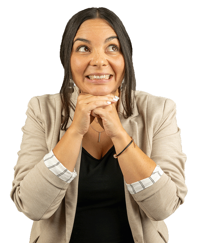 Hoffnungsvolle und voller Vorfreudige Webdesignerin aus dem Aargau zeigt, was du als Selbstständige mit einer Website erreichen kannst.