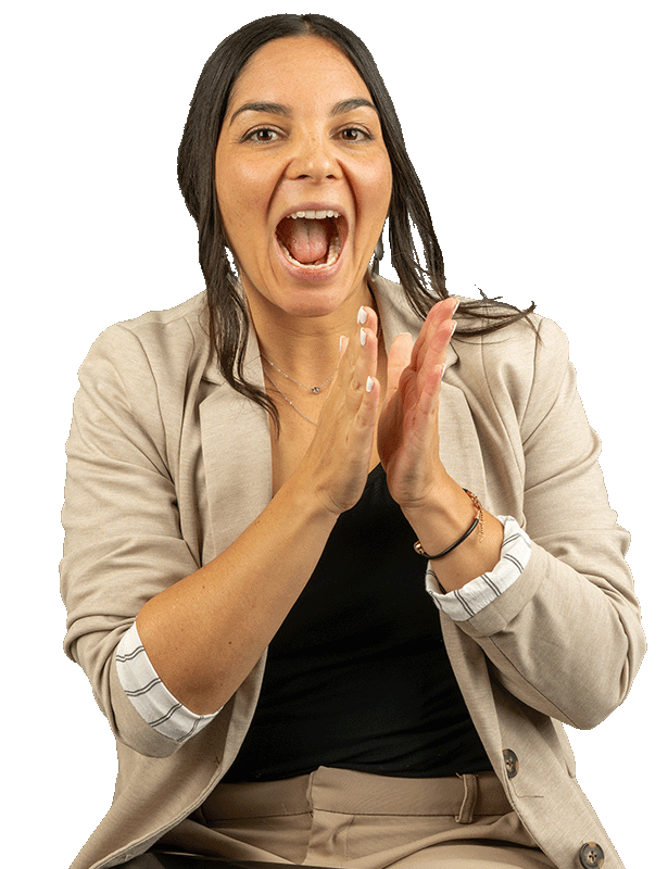 Hoffnungsvolle und voller Vorfreudige Webdesignerin aus dem Aargau zeigt, was du als Selbstständige mit einer Website erreichen kannst.